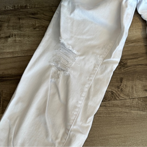 Wanna betta butt YMI white raw hem denim jeans Size 18 - Picture 6 of 11